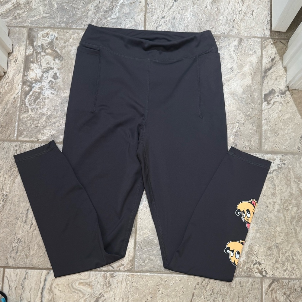 Like New Size Small Disney Leggings with Cartoon Mickey and Minnie
